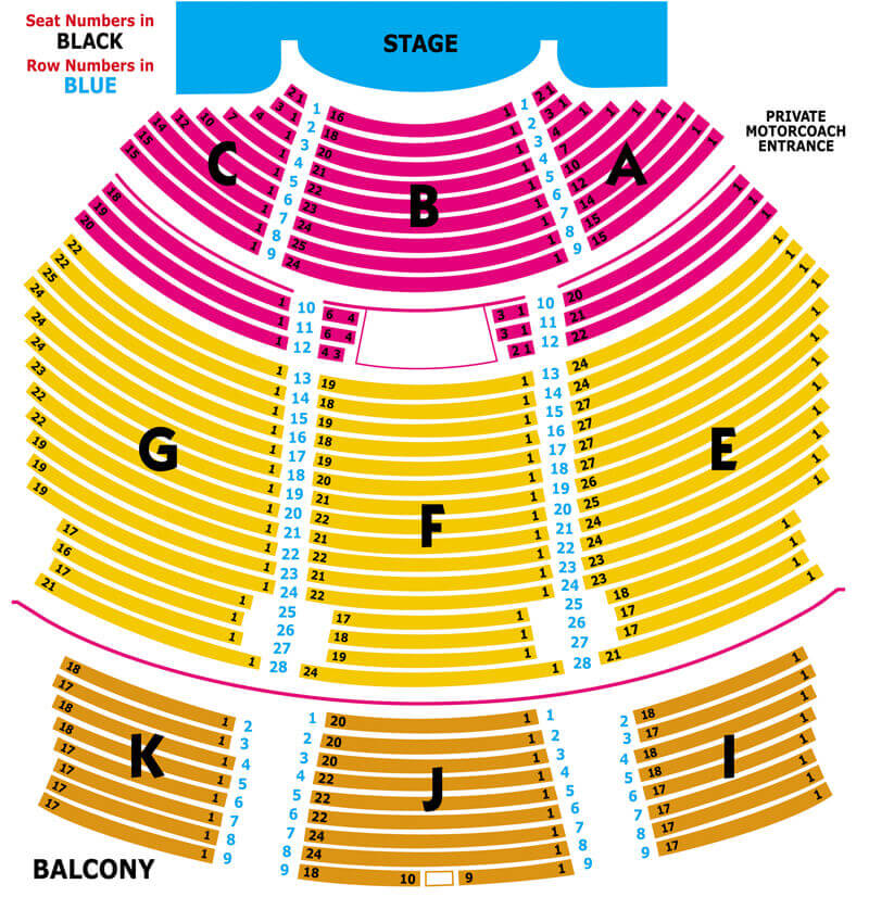 Seating Chart - Alabama Theatre